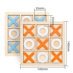 Montessori Wooden Mini Tic Tac Toe Game - Oliver & Company Montessori Toys