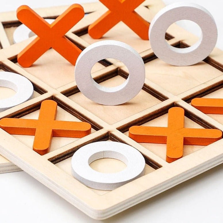 Montessori Wooden Mini Tic Tac Toe Game - Oliver & Company Montessori Toys