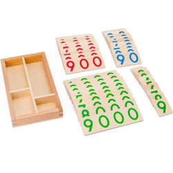 Montessori Wooden Numbers 1-9999 Learning Cards - Oliver & Company Montessori Toys