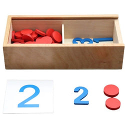 Montessori Wooden Numbers 1-9999 Learning Cards - Oliver & Company Montessori Toys