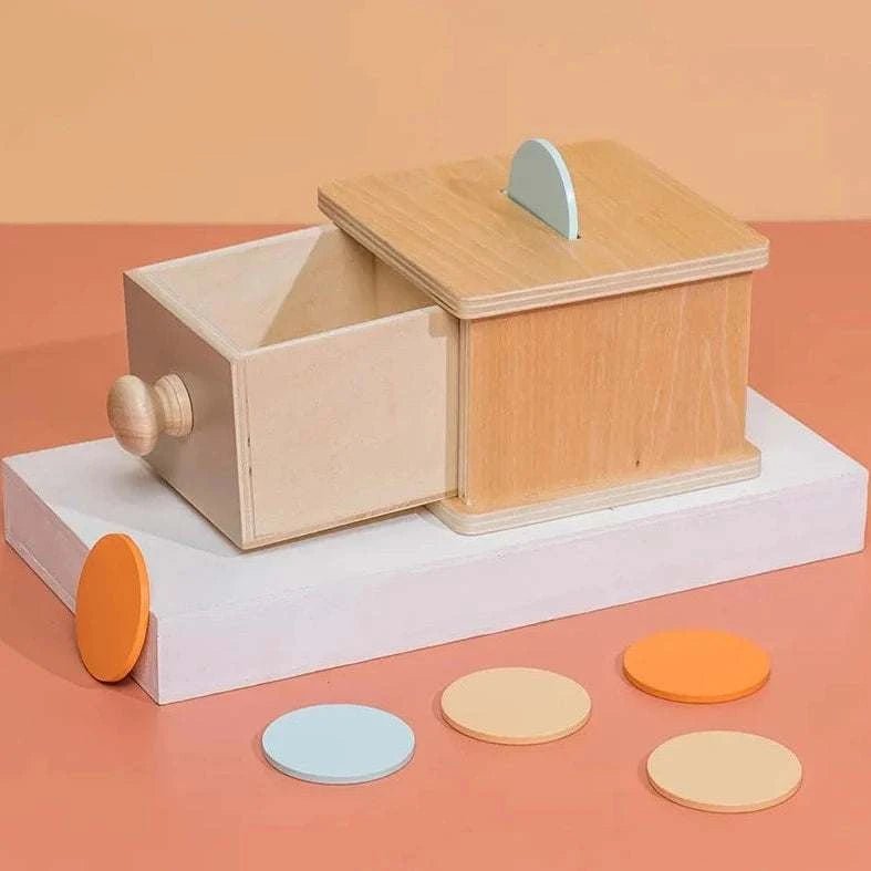 Montessori Wooden Permanence Box - Oliver & Company Montessori Toys