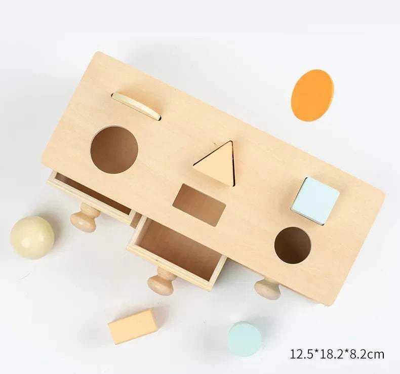 Montessori Wooden Permanence Box - Oliver & Company Montessori Toys
