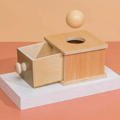 Montessori Wooden Permanence Box - Oliver & Company Montessori Toys