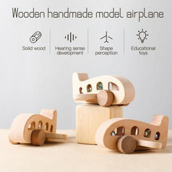 Montessori Wooden Plane - Oliver & Company Montessori Toys