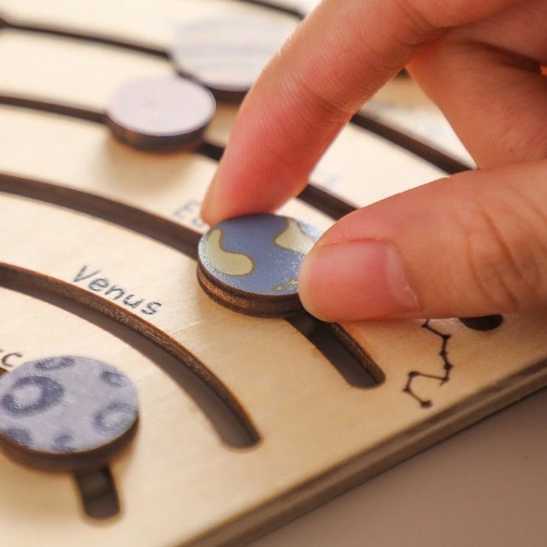 Montessori Wooden Planetary Playboard - Oliver & Company Montessori Toys