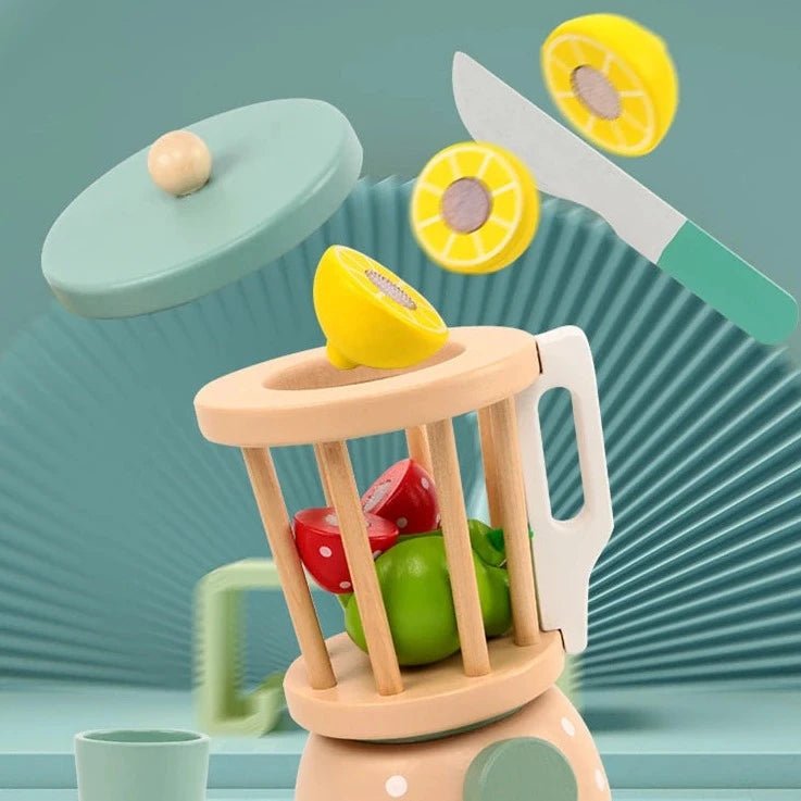 Montessori Wooden Smoothie Maker Toy - Oliver & Company Montessori Toys