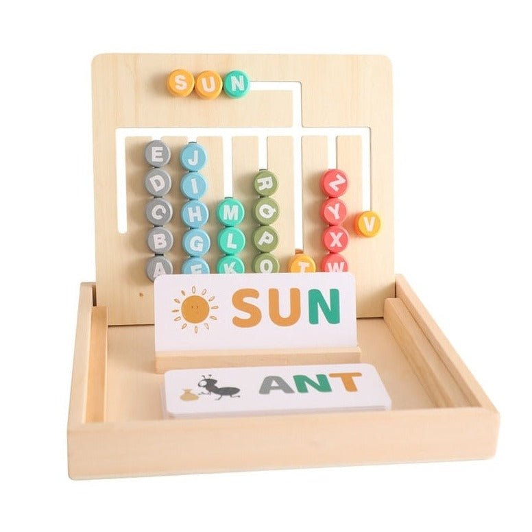 Montessori Wooden Spelling Board - Oliver & Company Montessori Toys