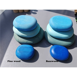 Montessori Wooden Stacking Stones Set - Oliver & Company Montessori Toys