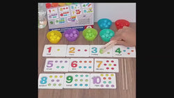 Wooden Montessori Rainbow Color Sorting & Matching Games -2-Sets