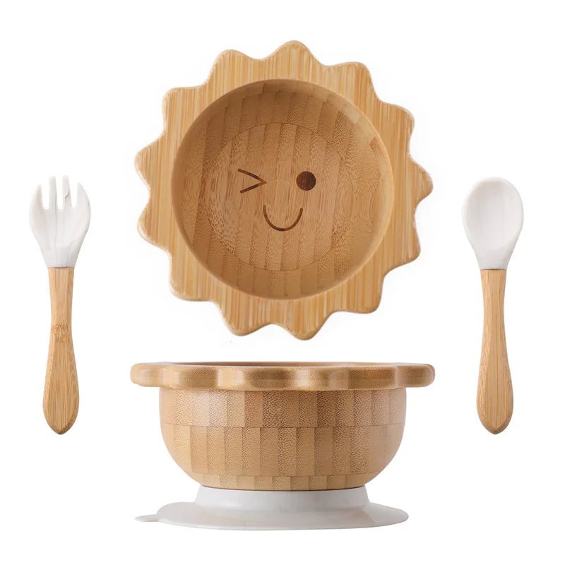 Sunny Sun Baby Wooden Tableware Set - Oliver & Company Montessori Toys
