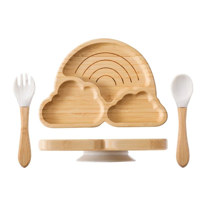 Sunny Sun Baby Wooden Tableware Set - Oliver & Company Montessori Toys