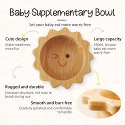 Sunny Sun Baby Wooden Tableware Set - Oliver & Company Montessori Toys