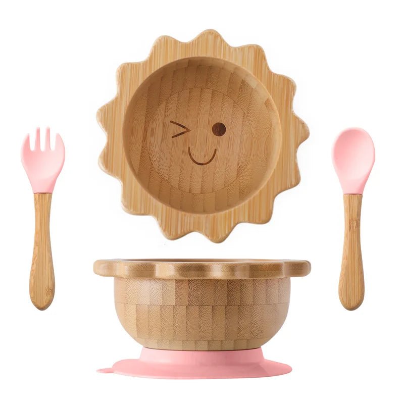 Sunny Sun Baby Wooden Tableware Set - Oliver & Company Montessori Toys