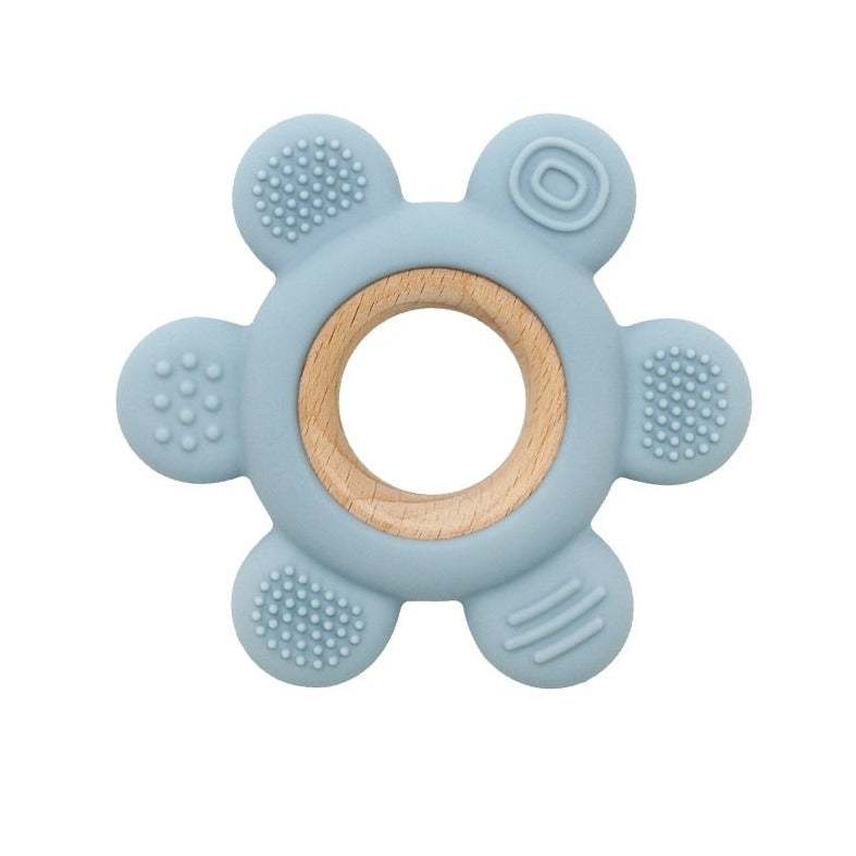 Wood and Silicone Teethers for Baby - Oliver & Company Montessori Toys