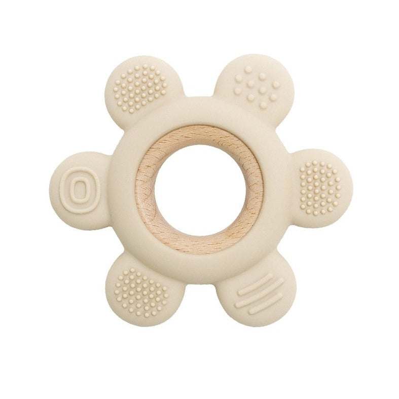 Wood and Silicone Teethers for Baby - Oliver & Company Montessori Toys