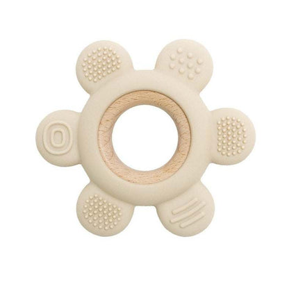 Wood and Silicone Teethers for Baby - Oliver & Company Montessori Toys