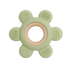 Wood and Silicone Teethers for Baby - Oliver & Company Montessori Toys