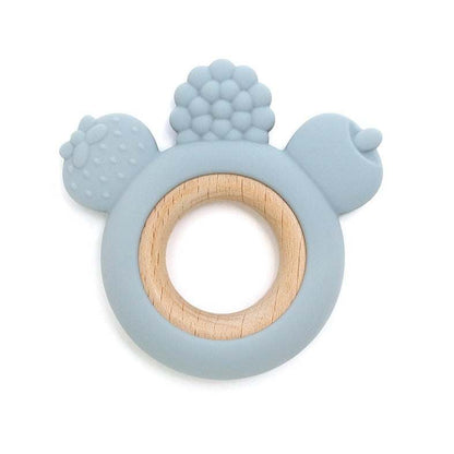 Wood and Silicone Teethers for Baby - Oliver & Company Montessori Toys