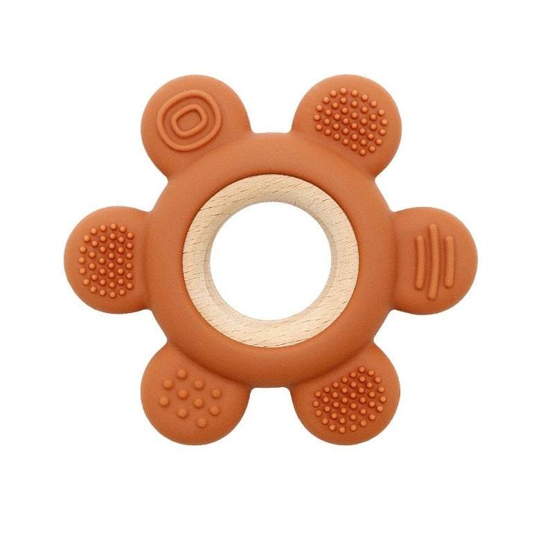 Wood and Silicone Teethers for Baby - Oliver & Company Montessori Toys