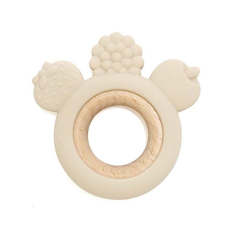 Wood and Silicone Teethers for Baby - Oliver & Company Montessori Toys