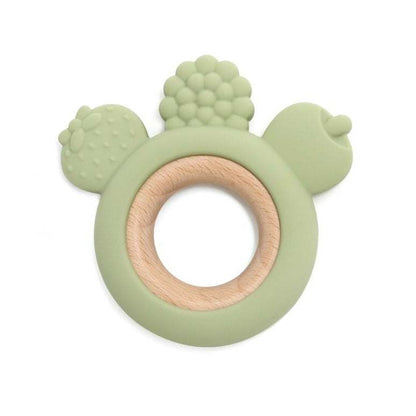 Wood and Silicone Teethers for Baby - Oliver & Company Montessori Toys