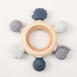 Wooden Baby Forest Teethers - Oliver & Company Montessori Toys