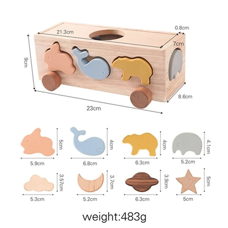 Wooden Shape Matching Learning Toys - Oliver & Company Montessori Toys