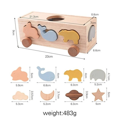 Wooden Shape Matching Learning Toys - Oliver & Company Montessori Toys
