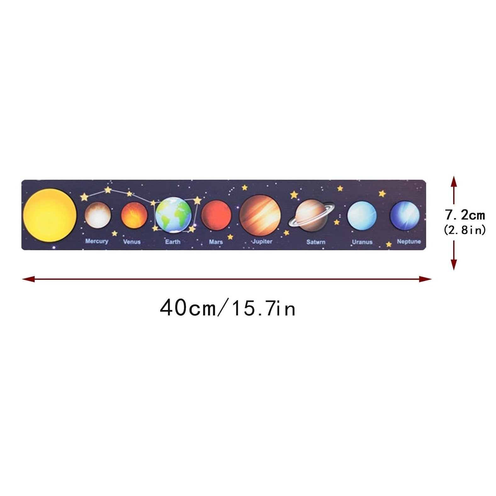 Wooden Solar System Puzzle - Oliver & Company Montessori Toys