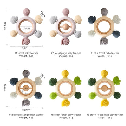 Wooden Baby Forest Teethers