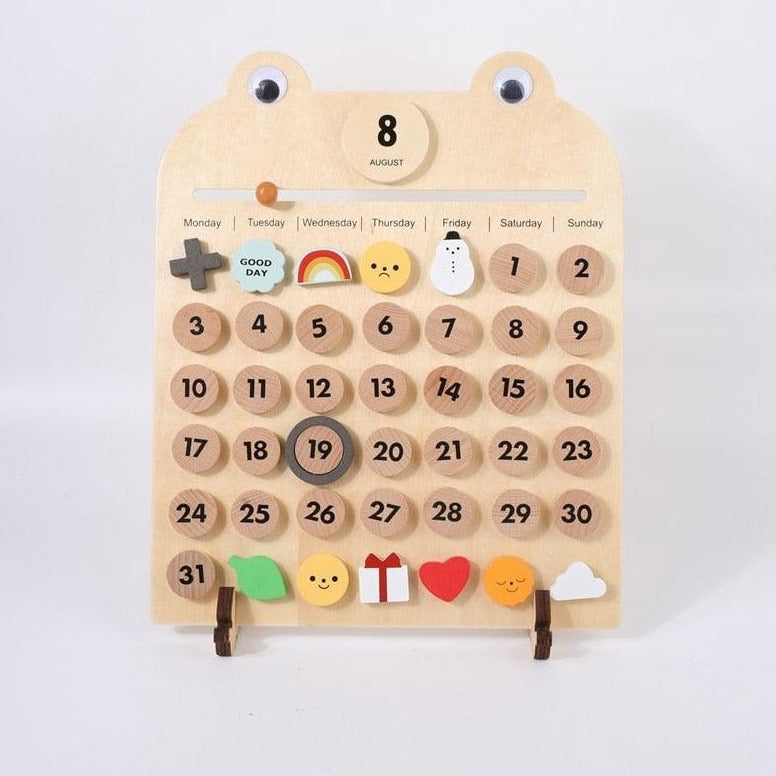 Montessori Wooden Learning Calendar - Oliver & Company Toys