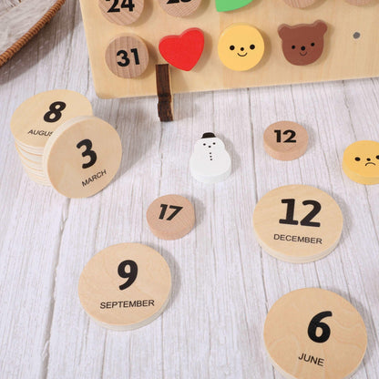 Montessori Wooden Learning Calendar