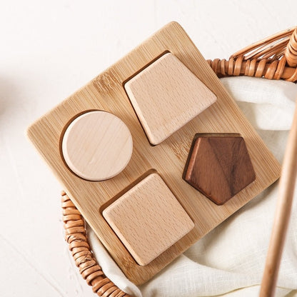 Montessori Baby Wooden Shape Puzzle