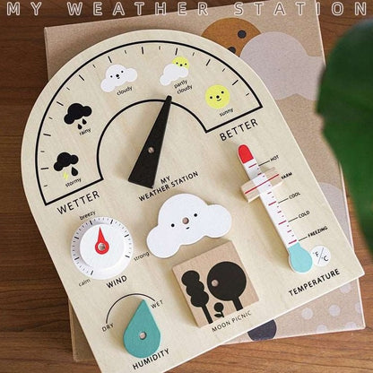 Montessori Wooden Learning Weather Station